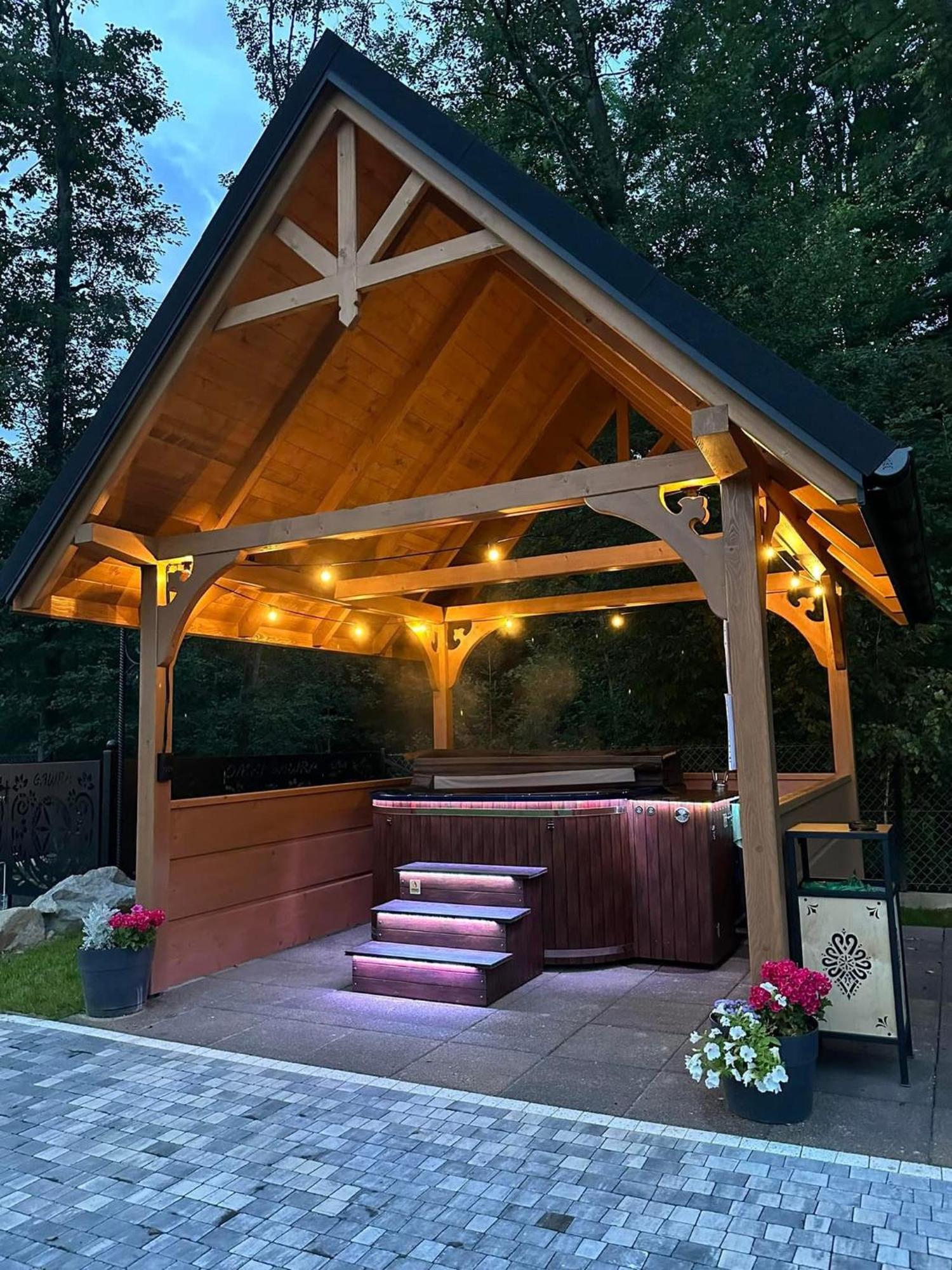 Domki Gawra Z Jacuzzi Zakopane Dış mekan fotoğraf